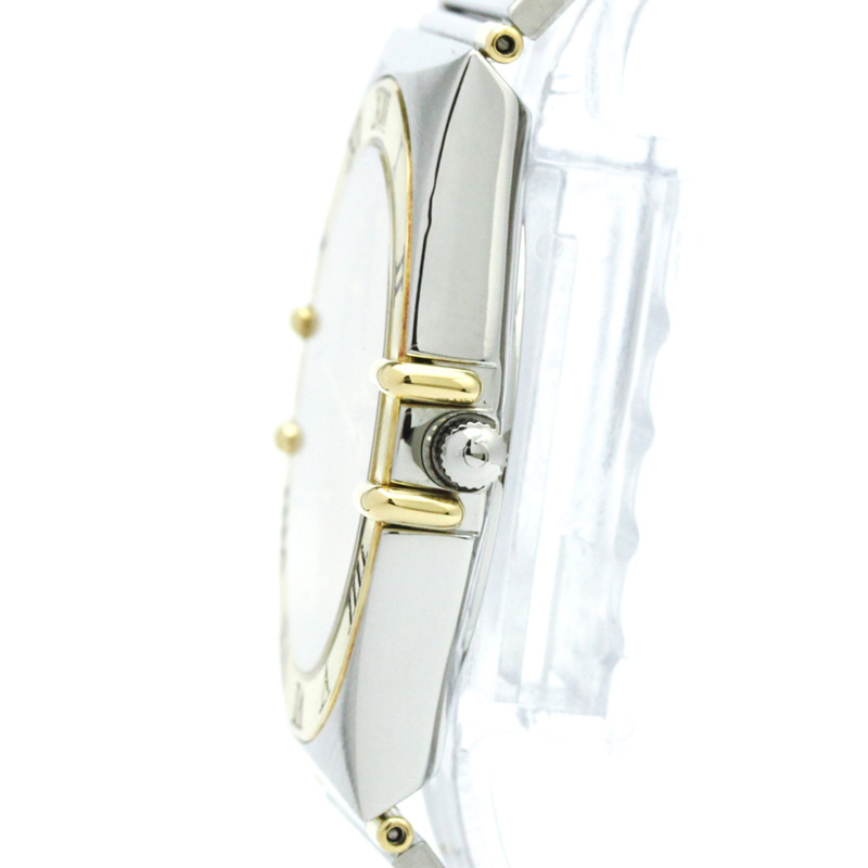 歐米茄星座系列18K金精鋼石英男士腕錶396.1070拋光款-3