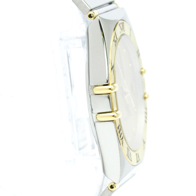 歐米茄星座系列18K金精鋼石英男士腕錶396.1070拋光款-7