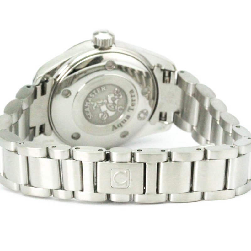 歐米茄海馬系列Aqua Terra鑽石自動機械女錶2563.55拋光款-4