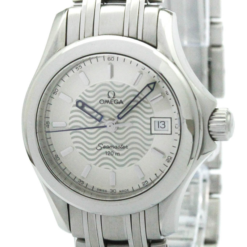 歐米茄海馬系列120公尺精鋼石英女錶 2581.31 拋光款-0