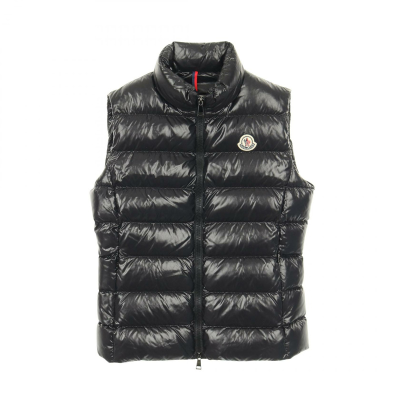 MONCLER CHANY 羽絨背心 尼龍 黑色 #1 二手 女款-0