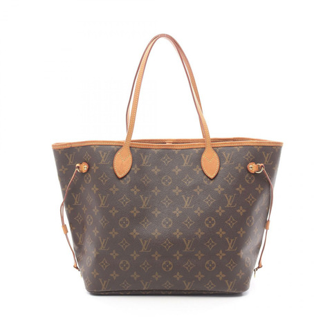 路易威登 Neverfull MM 手提單肩包 M40156 Monogram 皮革 棕色 二手