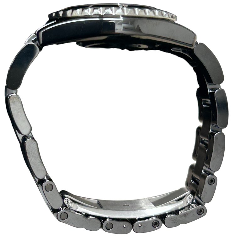 CHANEL 香奈兒 J12 CALIBRE 12.1 自動機械腕錶 黑色高科技陶瓷 鑽石時標 日期顯示 200M防水 黑面-3