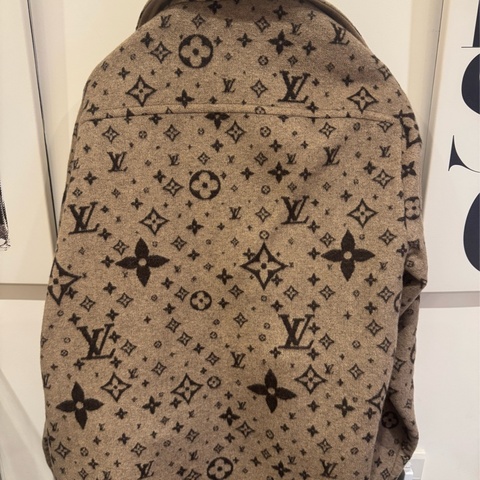 Louis Vuitton 滿版印花羊毛外套