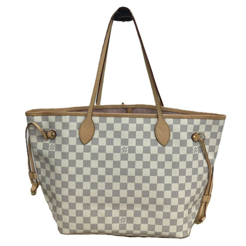 路易威登 N40603 Damier Azur Neverfull 中型托特包