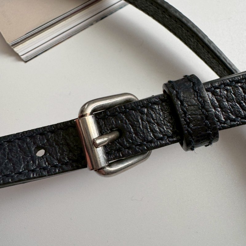 🎉95成新 GUCCI 深藍色拼經典老花琴譜包 斜背包-8