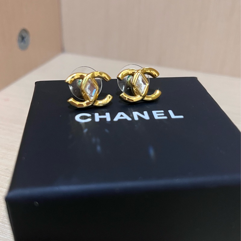 ✨Chanel✨經典款大雙C耳環-2