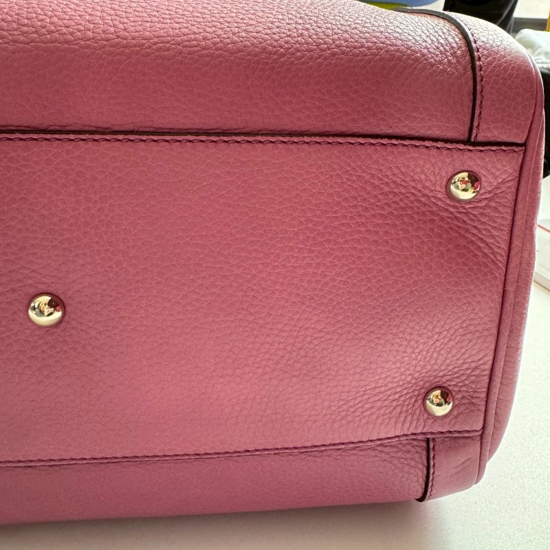 🎉#全往最低 絕版旅行袋 GUCCI 柔粉色大雙G波士頓包-4