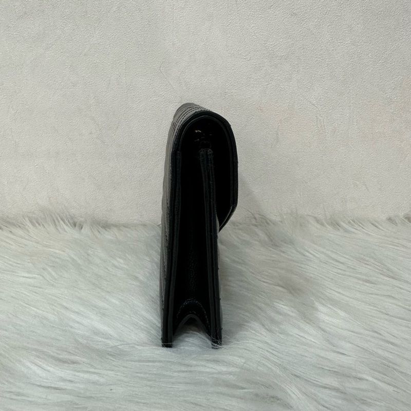 YSL 393953 黑魚子醬金釦woc Kate 斜背包-3