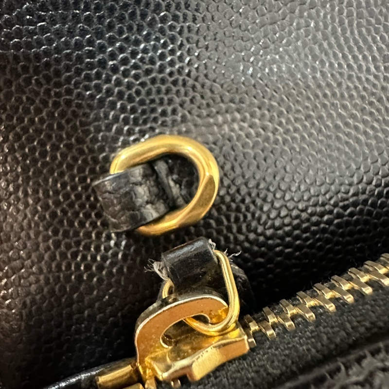 YSL 393953 黑魚子醬金釦woc Kate 斜背包-23