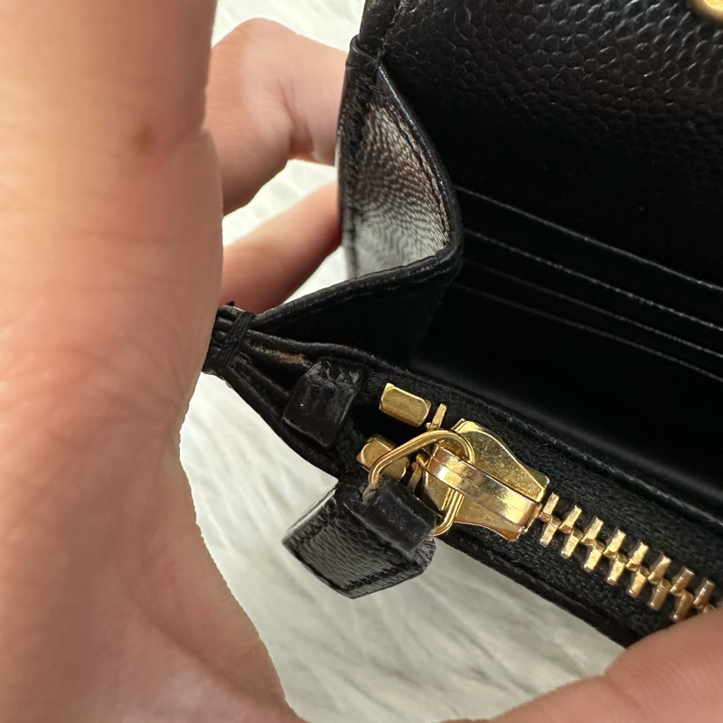 YSL 393953 黑魚子醬金釦woc Kate 斜背包-25