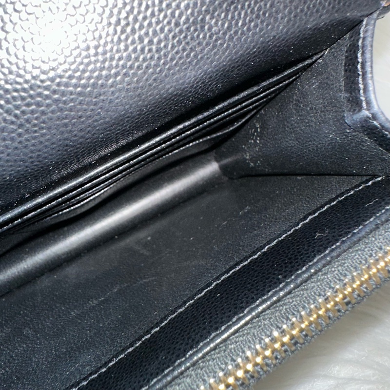 YSL 393953 黑魚子醬金釦woc Kate 斜背包-27