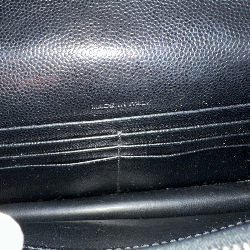 YSL 393953 黑魚子醬金釦woc Kate 斜背包-28