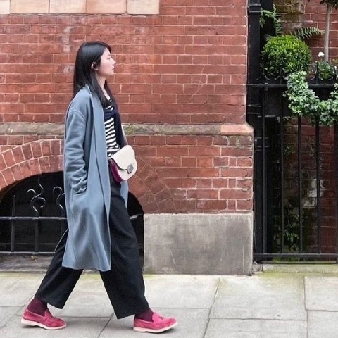 CELINE Trotteur拼色馬鞍包19*17*5 98新配件塵袋吊牌