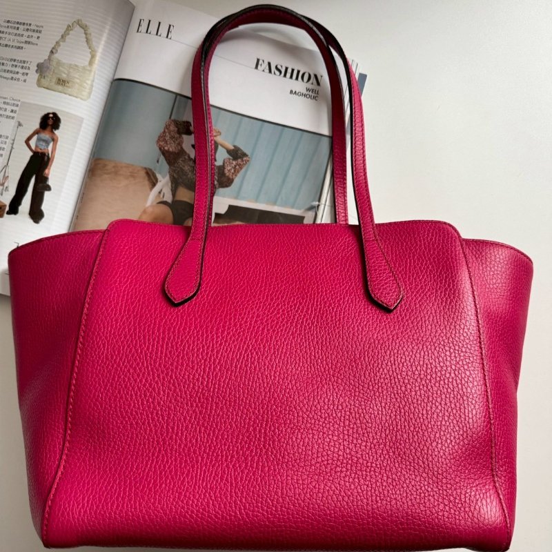 ❤️送媽媽的禮物 #全網最低 GUCCI 桃紅色手提購物包-1