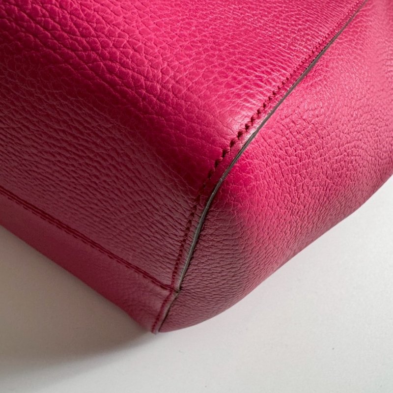 ❤️送媽媽的禮物 #全網最低 GUCCI 桃紅色手提購物包-5