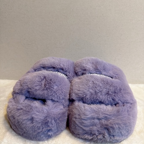 Balenciaga✨762826 毛毛拖鞋厚底拖鞋 #39