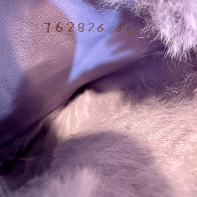 Balenciaga✨762826 毛毛拖鞋厚底拖鞋 #39-6