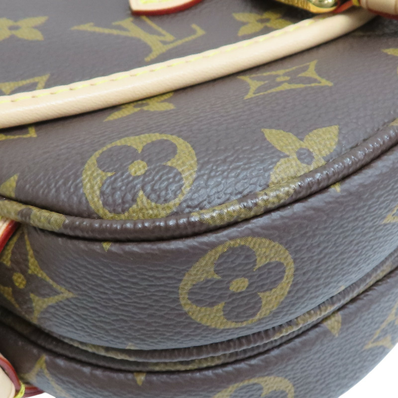 棕色 原花帆布 Saumur BB 兩用包【LOUIS VUITTON LV 路易威登】 M46740-8