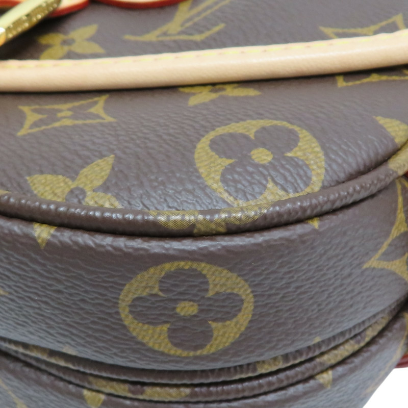 棕色 原花帆布 Saumur BB 兩用包【LOUIS VUITTON LV 路易威登】 M46740-9