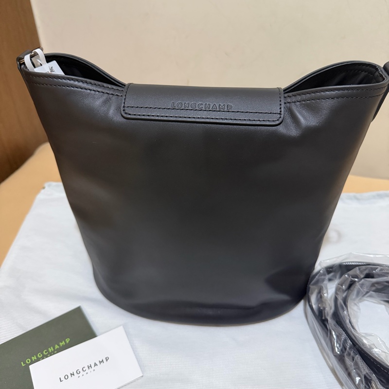 longchamp LE PLIAGE XTRA 肩揹袋 M 黑色 - 皮革-3