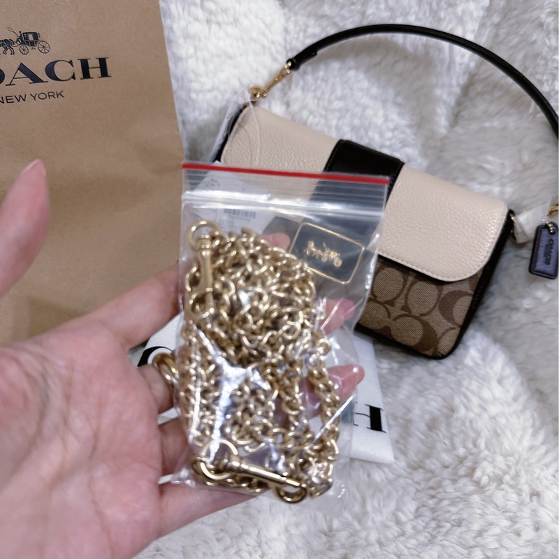 全新 coach手提肩背包（有附鏈條⛓️）-1