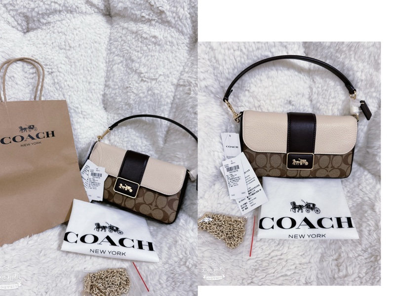 全新 coach手提肩背包（有附鏈條⛓️）-17