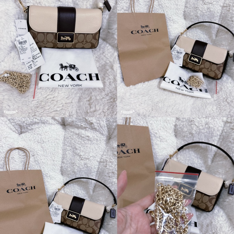 全新 coach手提肩背包（有附鏈條⛓️）-18