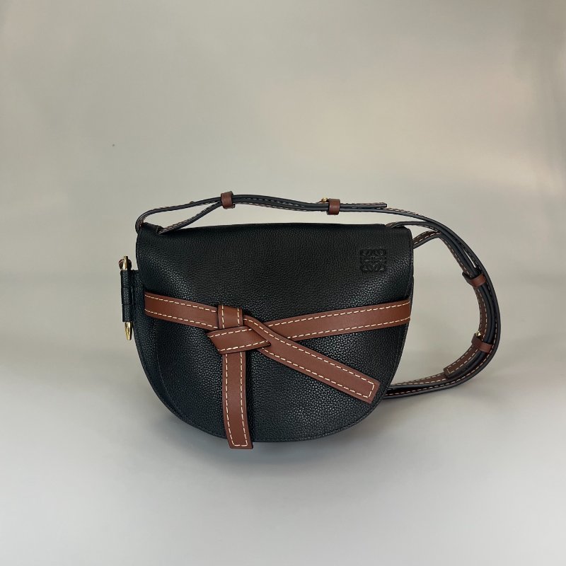 LOEWE 081804 黑GATE肩背包 小號-0