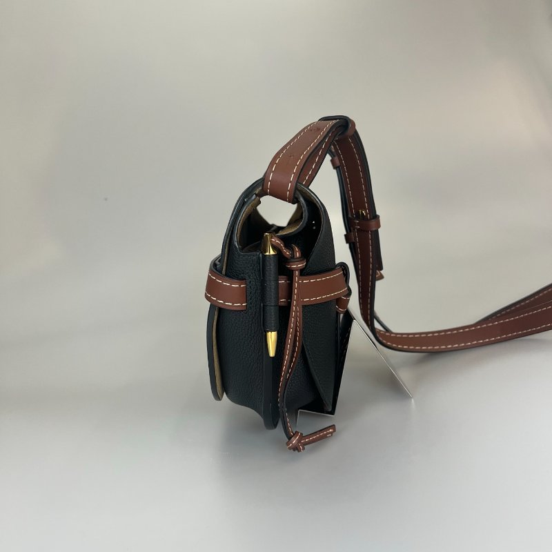 LOEWE 081804 黑GATE肩背包 小號-2