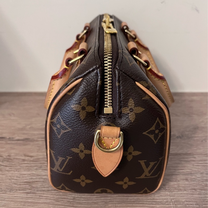 ✨Louis Vuitton✨ Speedy20老花款奶茶寬肩帶-5