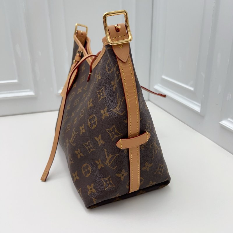近新品 路易威登/Louis Vuitton 老花carryall 小號肩背包 芯片款-2