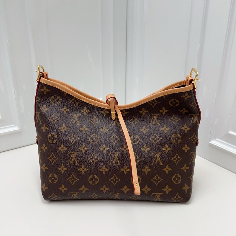近新品 路易威登/Louis Vuitton 老花carryall 小號肩背包 芯片款-6
