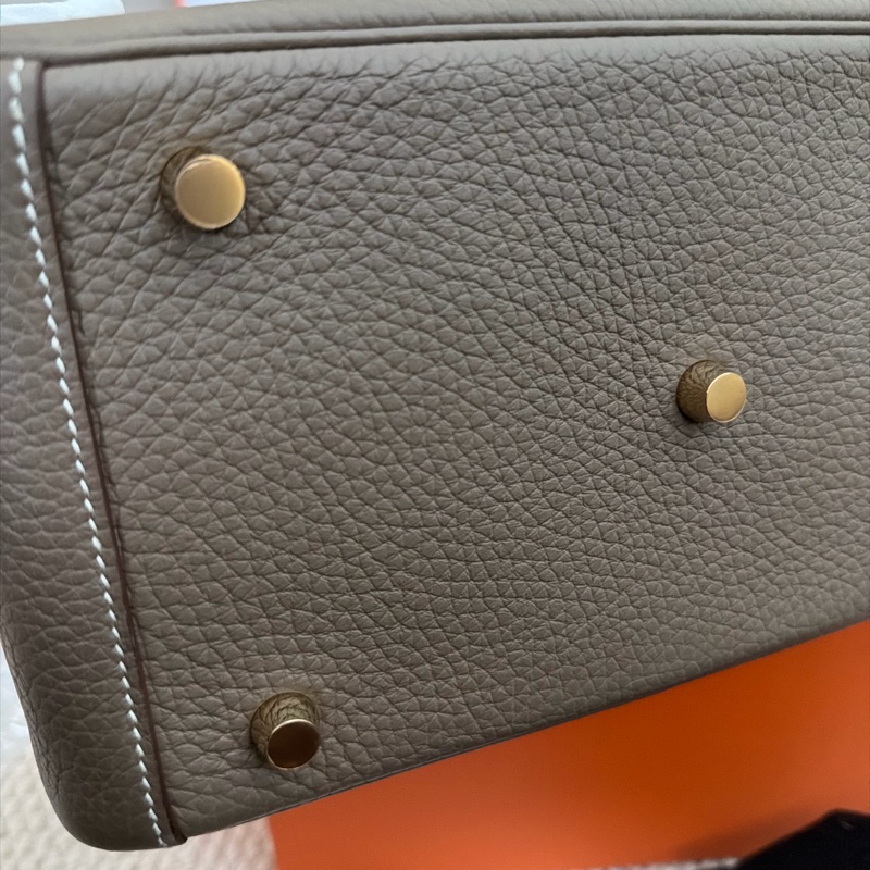Hermes Lindy 26 大象灰 金 Stamp Z 閒置品-15