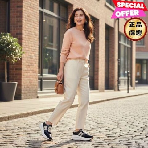 Hogan 女款 Maxi I Active 厚底運動鞋 黑色/底高6.5公分 IT35/36/36.5/37/37.5/38/38.5/39/40