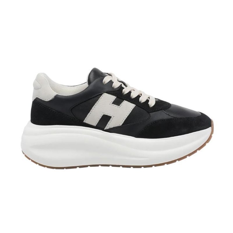 Hogan 女款 Maxi I Active 厚底運動鞋 黑色/底高6.5公分 IT35/36/36.5/37/37.5/38/38.5/39/40-4