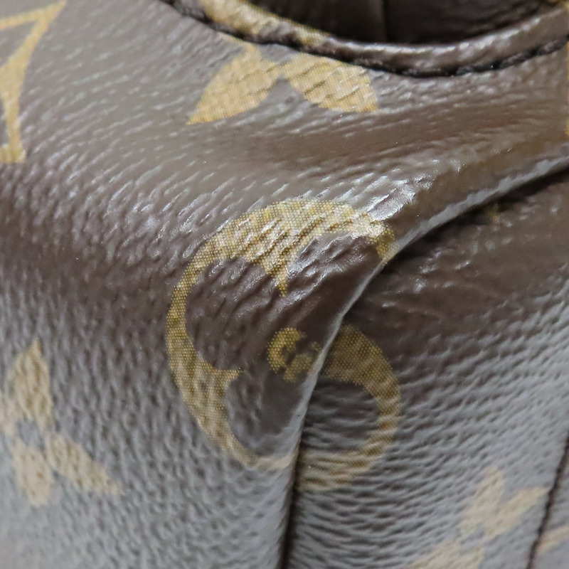 棕色 原花 PVC塗層帆布 Palm Springs Mini 後背包【LOUIS VUITTON LV 路易威登】 M44873-7