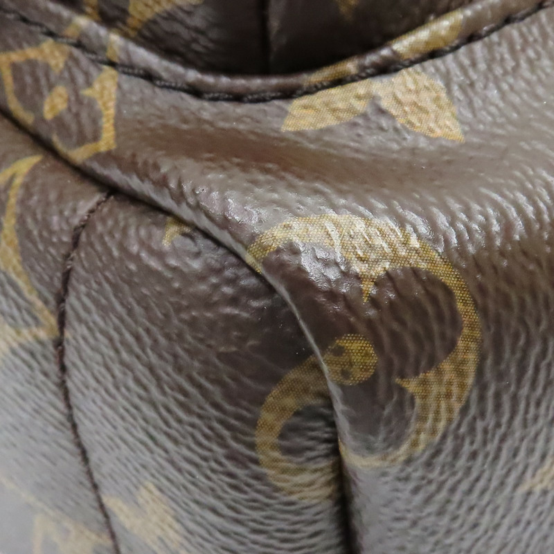 棕色 原花 PVC塗層帆布 Palm Springs Mini 後背包【LOUIS VUITTON LV 路易威登】 M44873-8