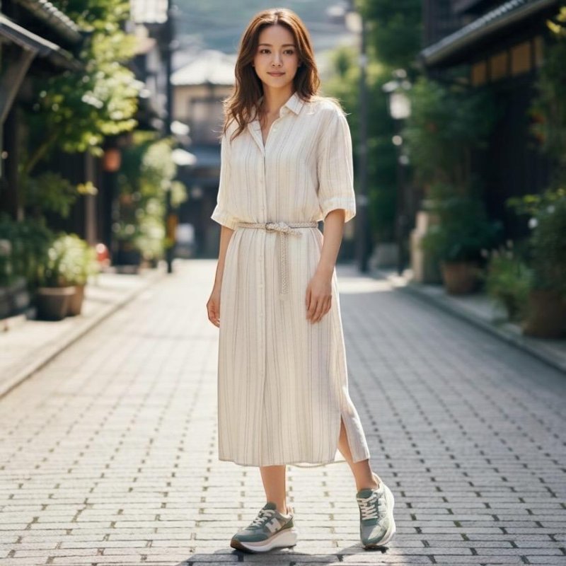 Hogan 女款 Maxi I Active厚底運動鞋 綠米色 /底高6.5公分 IT36/37/37.5/38/38.5/39-3