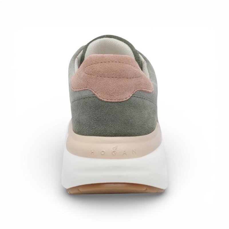 Hogan 女款 Maxi I Active厚底運動鞋 綠米色 /底高6.5公分 IT36/37/37.5/38/38.5/39-7