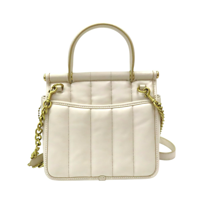 白色 牛皮 WILLIS 18 兩用包【COACH 寇馳】 C3844-1