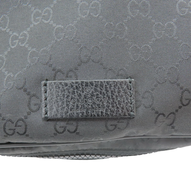 黑色 GG帆布 胸包 腰包【GUCCI 古馳】 449182-7