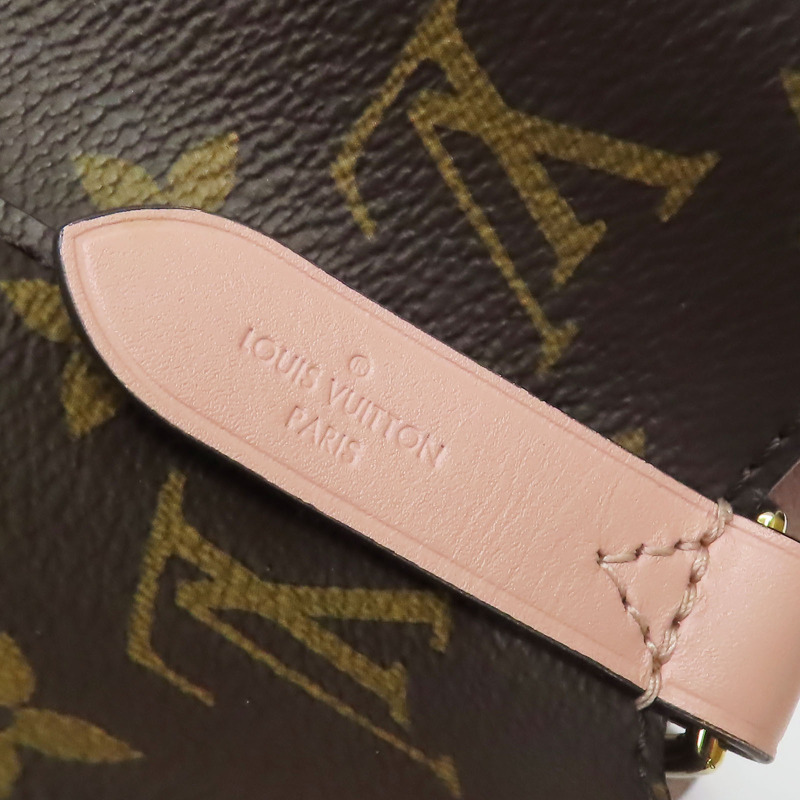 棕色 原花帆布 NeoNoe MM 水桶包 肩背包【LOUIS VUITTON LV 路易威登】 M44022-6