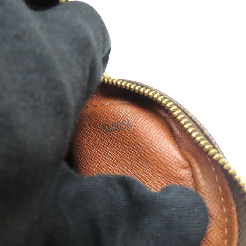 棕色 原花帆布 Danube 肩背包【LOUIS VUITTON LV 路易威登】 M45266-6