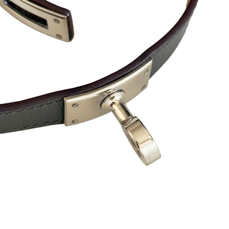 HERMES Kelly 雙圈 皮手帶 框O刻-9