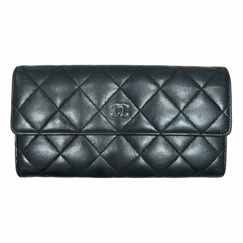 CHANEL 香奈兒 長夾 黑色