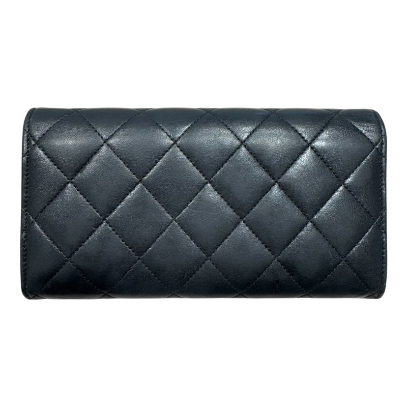 CHANEL 香奈兒 長夾 黑色-1