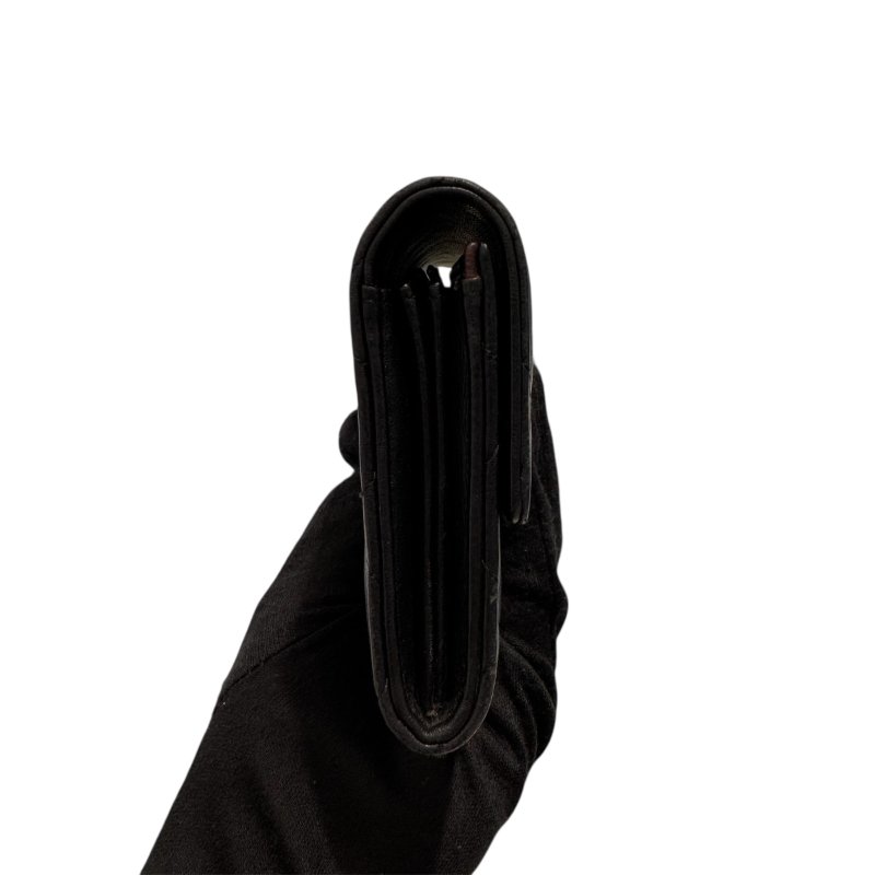 CHANEL 香奈兒 長夾 黑色-5