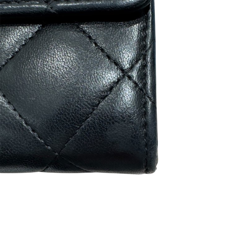 CHANEL 香奈兒 長夾 黑色-6