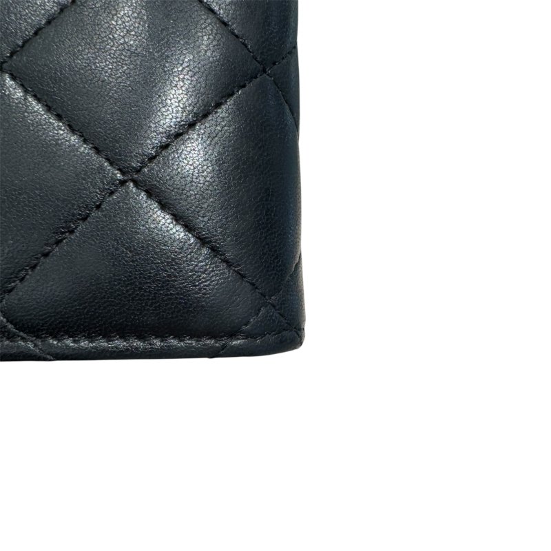 CHANEL 香奈兒 長夾 黑色-7